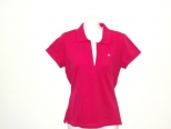 Ralph Lauren Womens Pink Fitted Polo